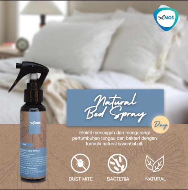 Xmos Bed Spray 250ml natural bed spray anti tungau kasur X-Mos x mos