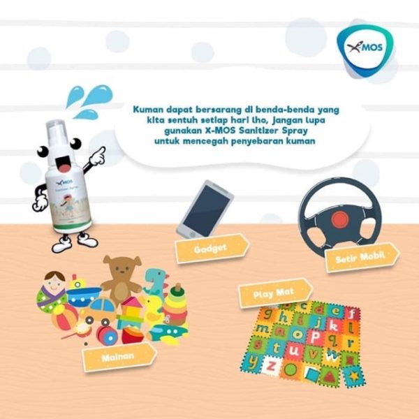 XMOS Sanitizer Spray - X-Mos Hand Sanitizer | BUKAN ACQUASSIMO MATTOY NATUREIN