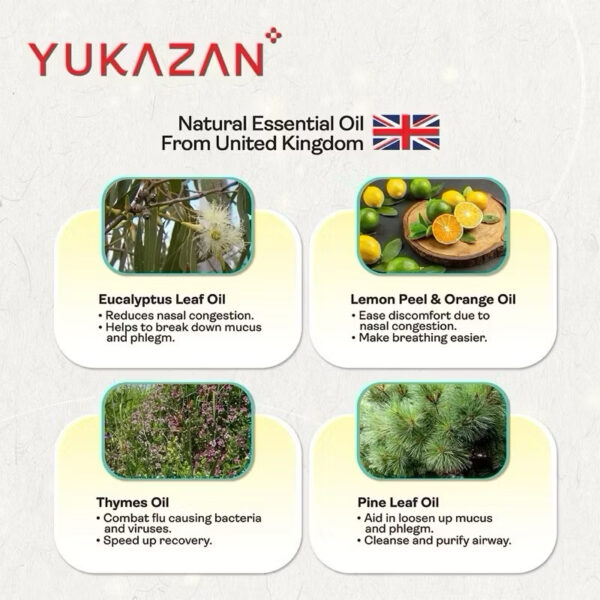Yukazan Children Flu Relief Nose Patch breath easy Yukazan Cough Relief Medical Patch meredakan Batuk kering dan Hidung tersumbat
